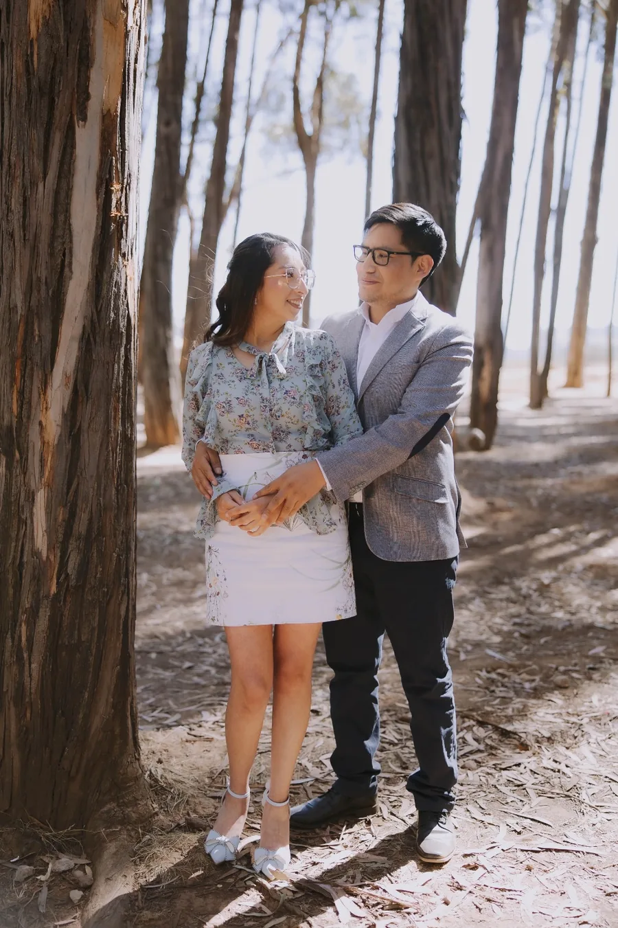 Retrato de Cesar y Carmen durante una salida